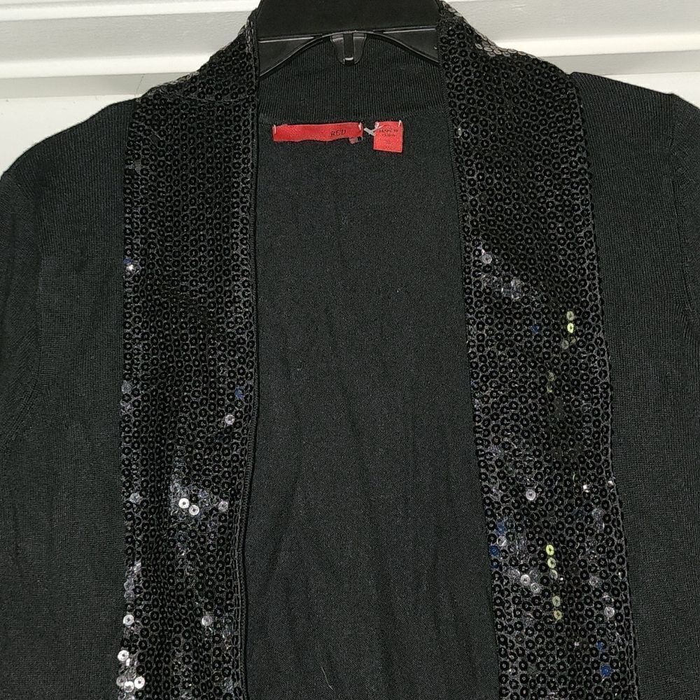 Black long sleeve cardigan